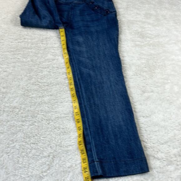 G-Tton Denim High waist sailor button front jeans, size 9 - Picture 7 of 11